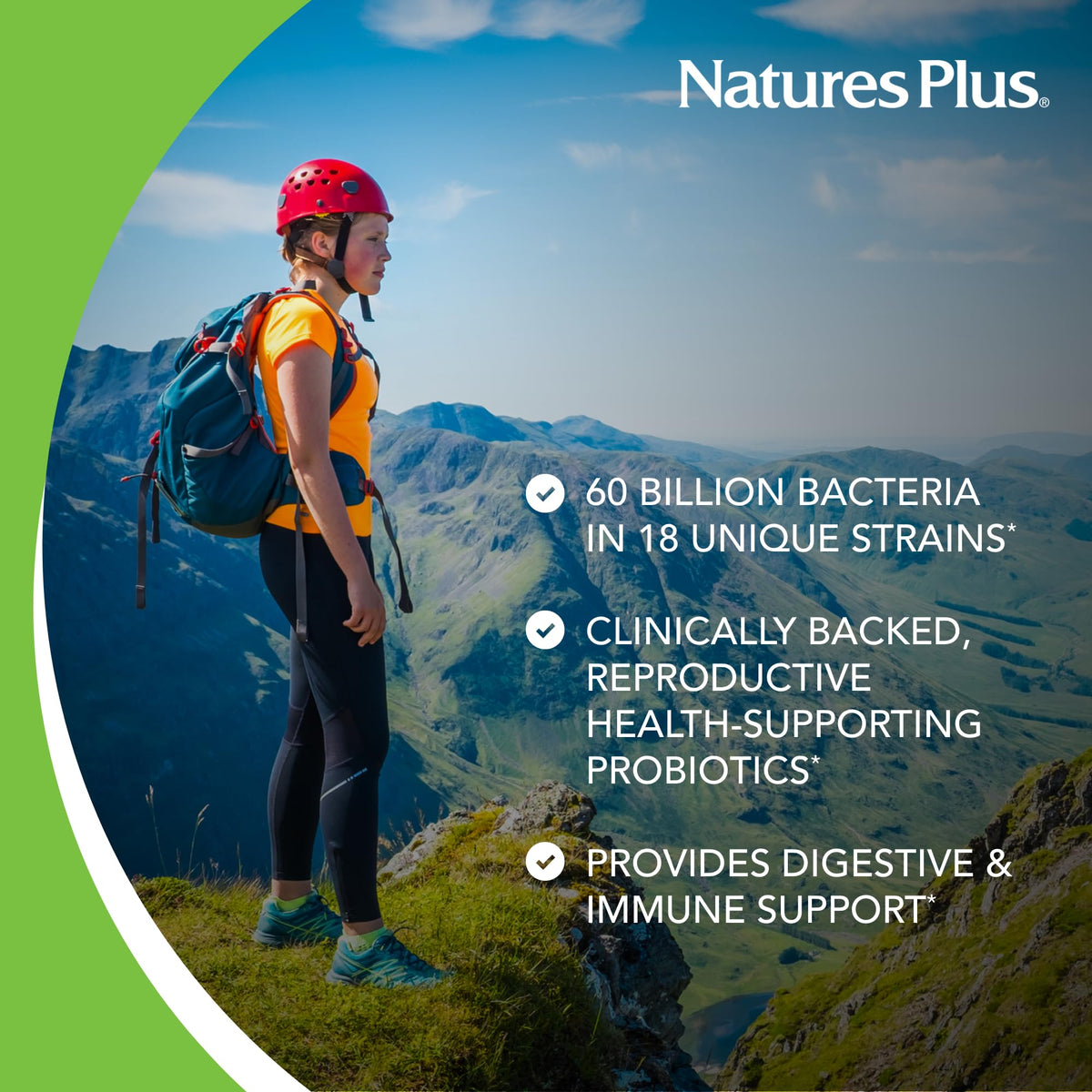 Nature's Plus GI Natural Probiotic Women 30 capsules côté