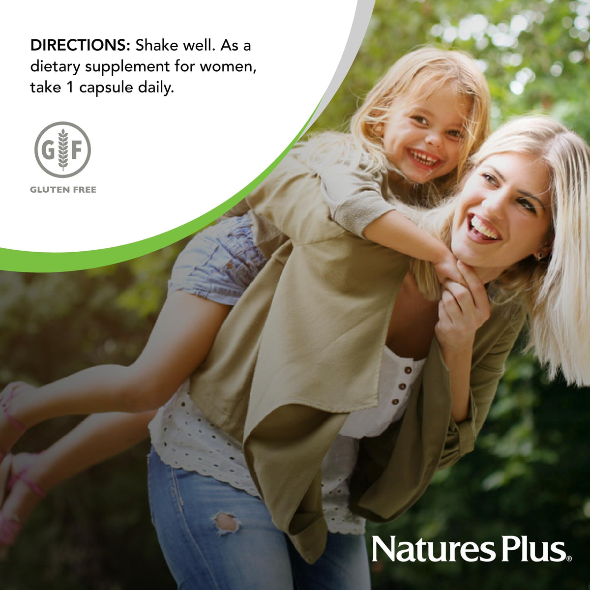 Nature's Plus GI Natural Probiotic Women 30 capsules sur fond blanc