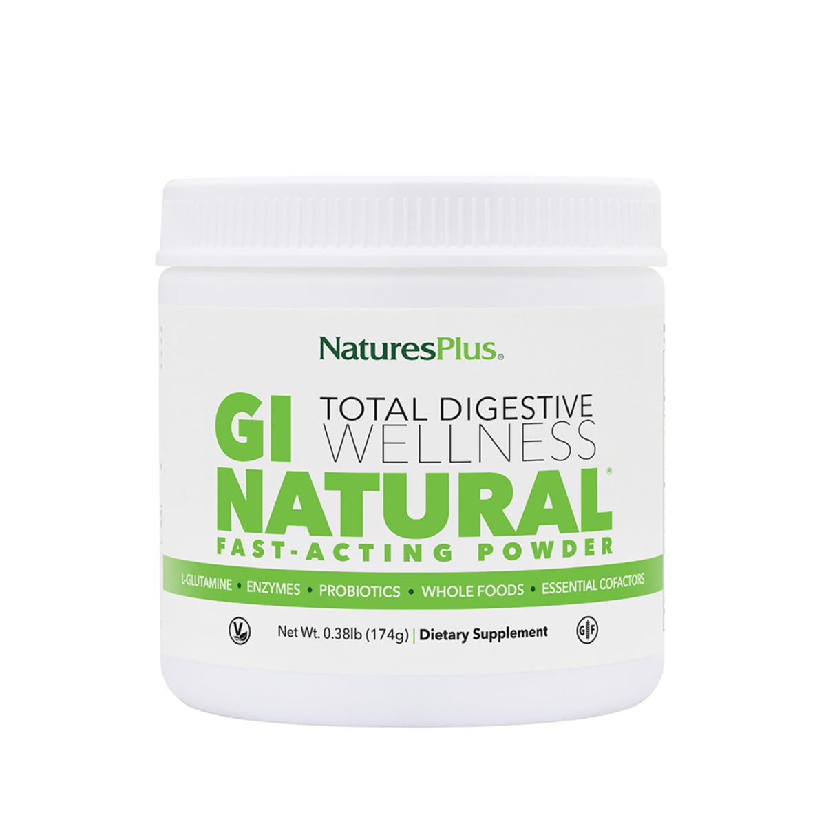 Nature's Plus GI Natural Total daily Wellness 204g poudre vue avant
