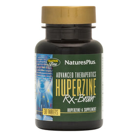 Nature's Plus Huperzine Rx-Brain 30 tablettes - vue de face