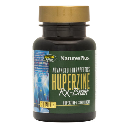 Nature's Plus Huperzine Rx-Brain 30 tablettes - vue de face