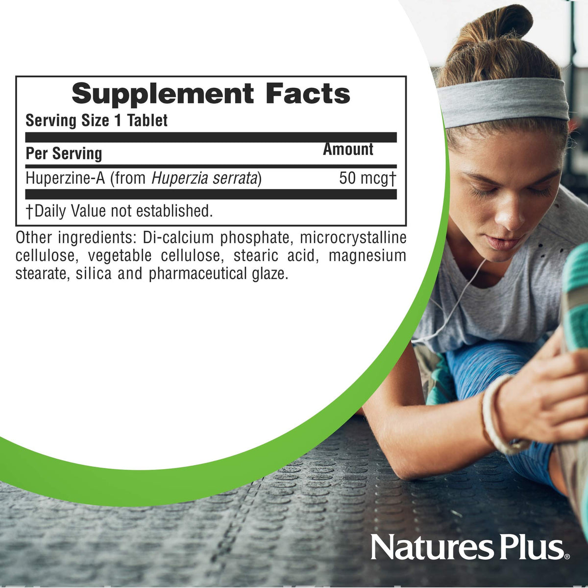 Nature's Plus Huperzine Rx-Brain dans une main