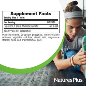Nature's Plus Huperzine Rx-Brain dans une main