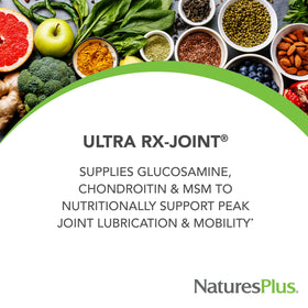 Nature's Plus Ultra Rx-Joint 180 comprimés arrière avec informations