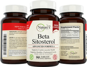 Nature's Potent Beta Sitosterol capsules en main