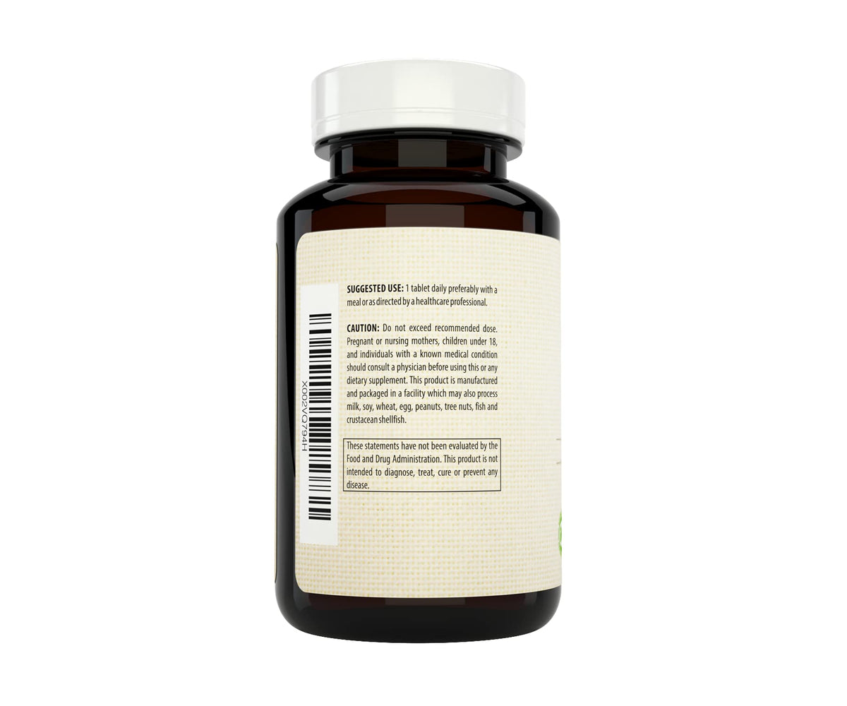 Nature's Potent Zinc 50 mg 365 tablettes vue de côté