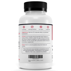 Nature's Pure Blend capsules de betterave bio sur fond blanc