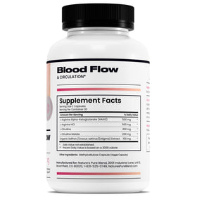 Nature's Pure Blend L-Arginine L-Citrulline 1500 mg capsules open bottle