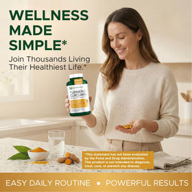 Nature's Push Curcuma 375mg, vue arrière du flacon