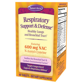 Nature's Secret Soutien Respiratoire 109g vue avant avec étiquette