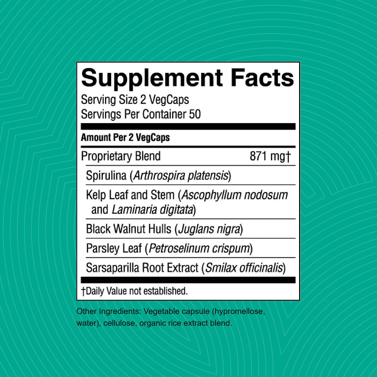 Nature's Sunshine Activateur Thyroïdien 100 Capsules emballage