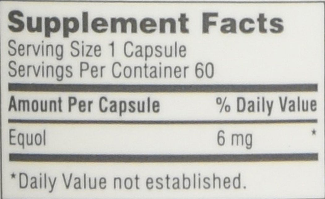 Nature's Sunshine Equolibrium boîte ouverte avec capsules