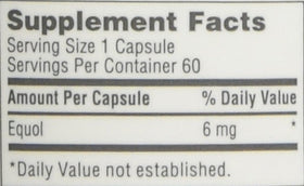 Nature's Sunshine Equolibrium boîte ouverte avec capsules