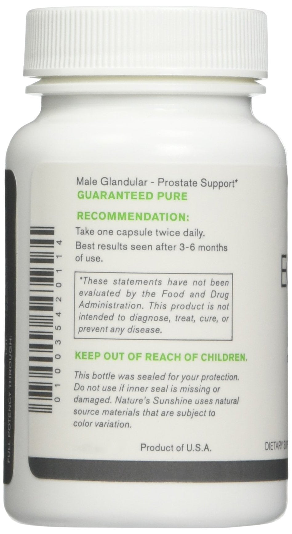 Nature's Sunshine Equolibrium capsules sur fond blanc