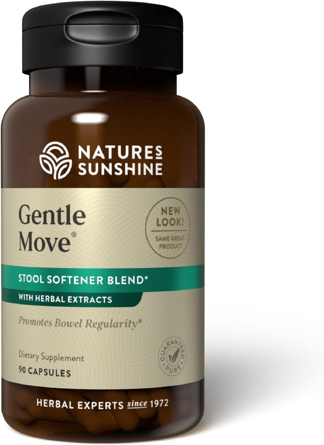 Nature's Sunshine Gentle Move 90 capsules, vue de face