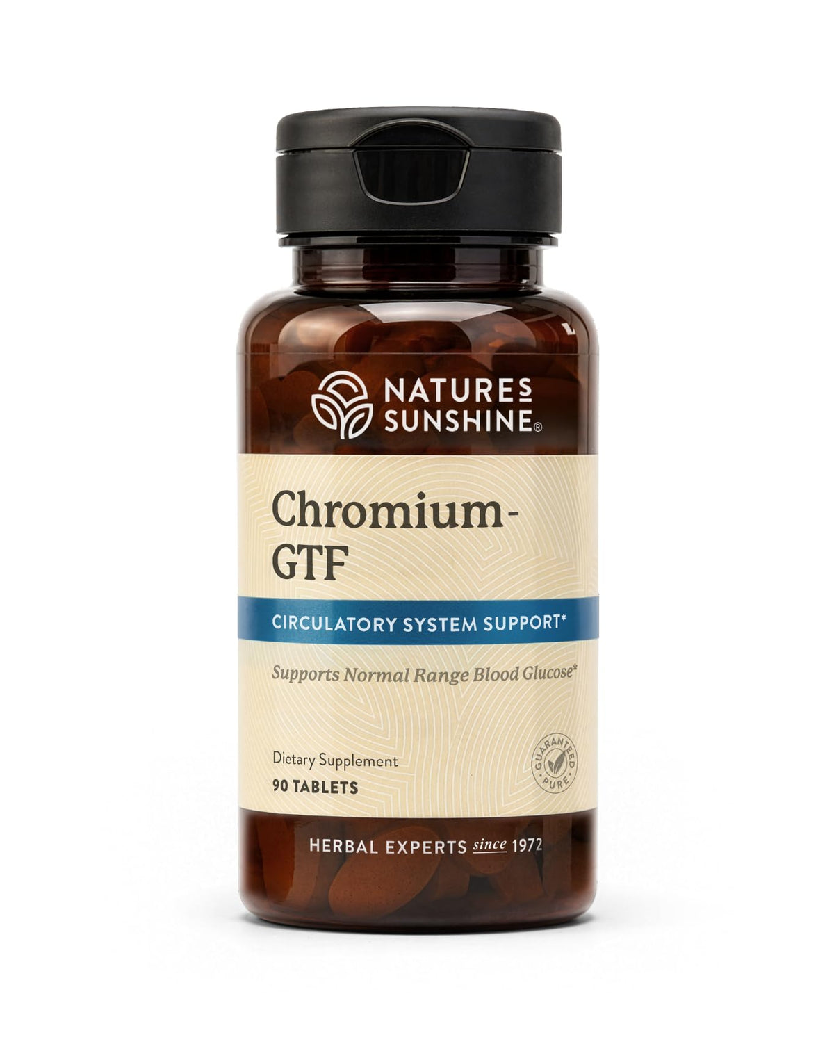 Nature's Sunshine GTF Chrome 300 mcg comprimés vue de face