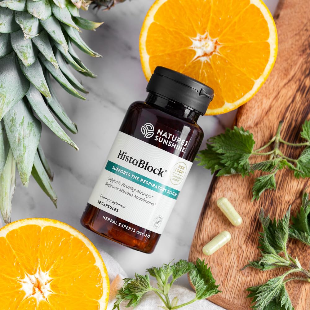 Nature's Sunshine HistaBlock 90 capsules vue arrière de l'emballage