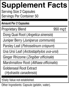 Nature's Sunshine JP-X 100 capsules avec un verre d'eau