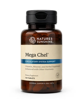 Nature's Sunshine Mega-Chel 120 comprimés vue de face