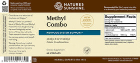 Nature's Sunshine Methyl Combo 60 Capsules avec emballage