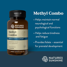 Nature's Sunshine Methyl Combo 60 Capsules vue arrière