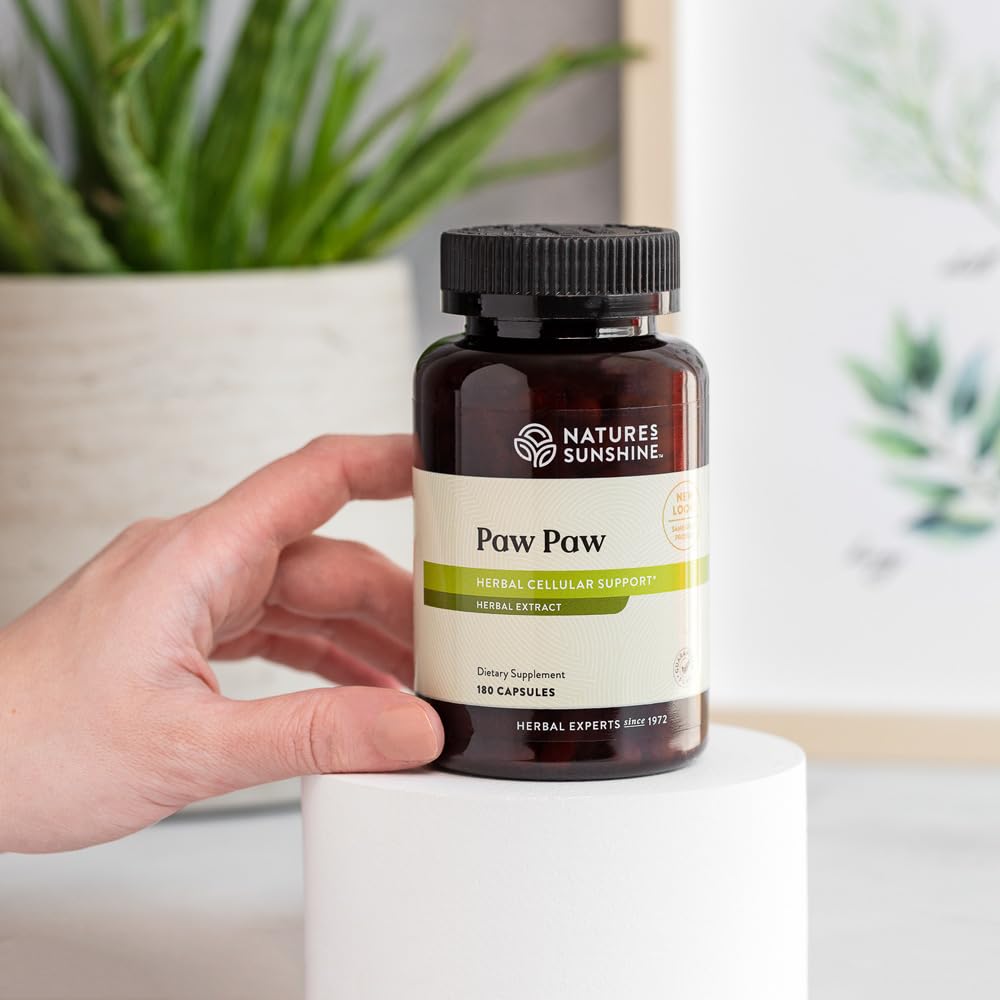 Nature's Sunshine Paw Paw Cell-Reg 180 capsules, contenu des capsules