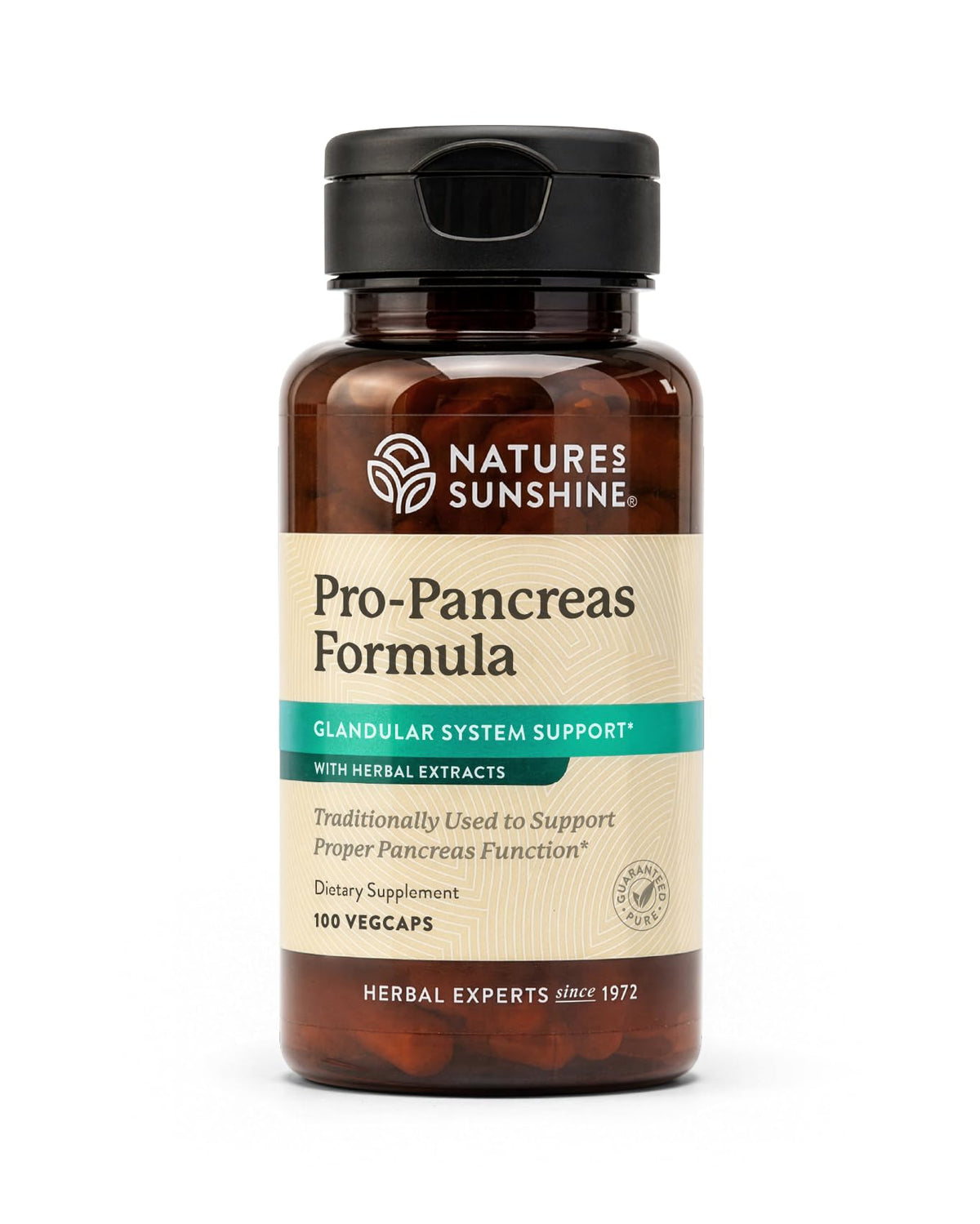 Nature's Sunshine Pro-Pancreas 100 capsules vue de face