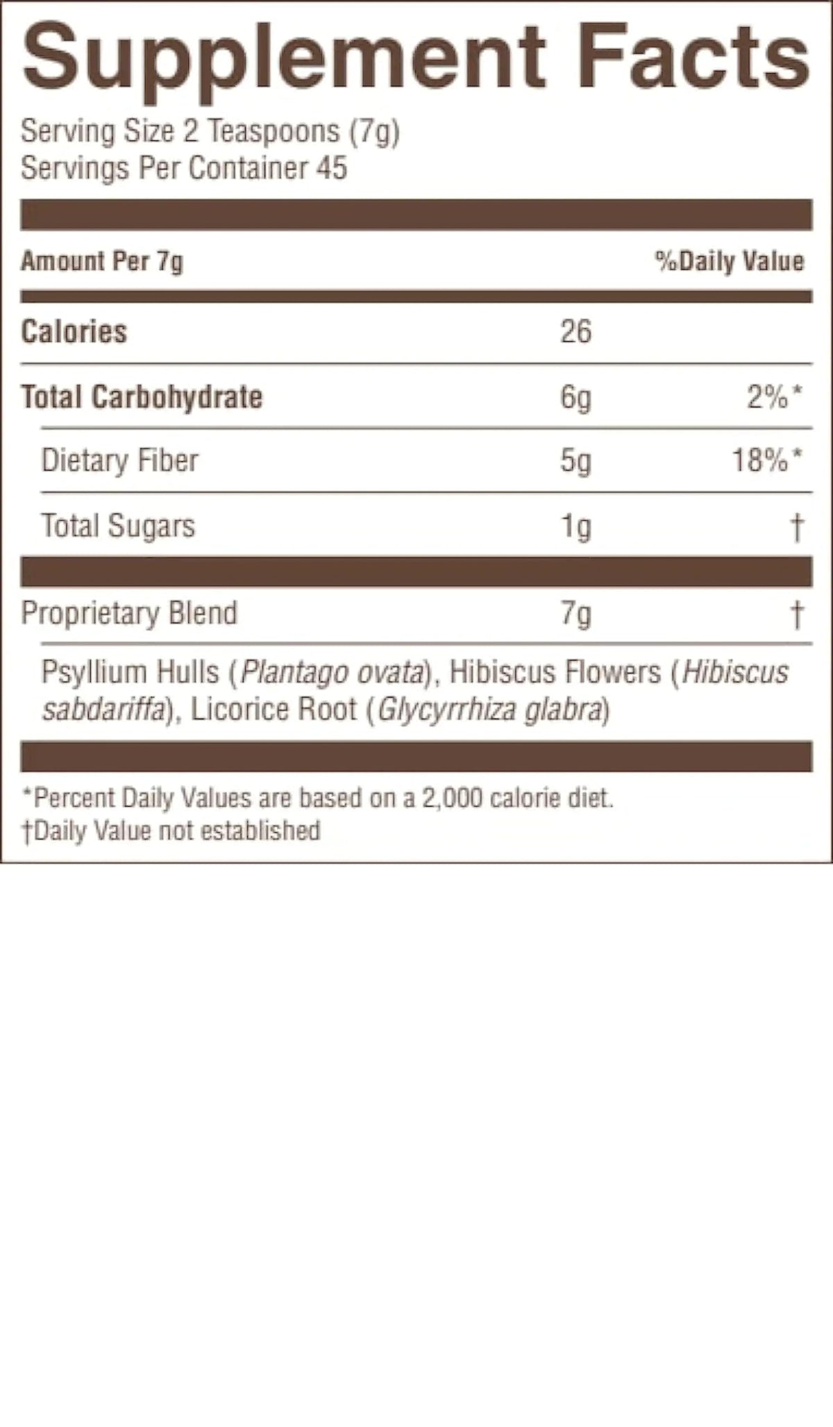 Nature's Sunshine Psyllium Hulls 331g étiquette détaillée