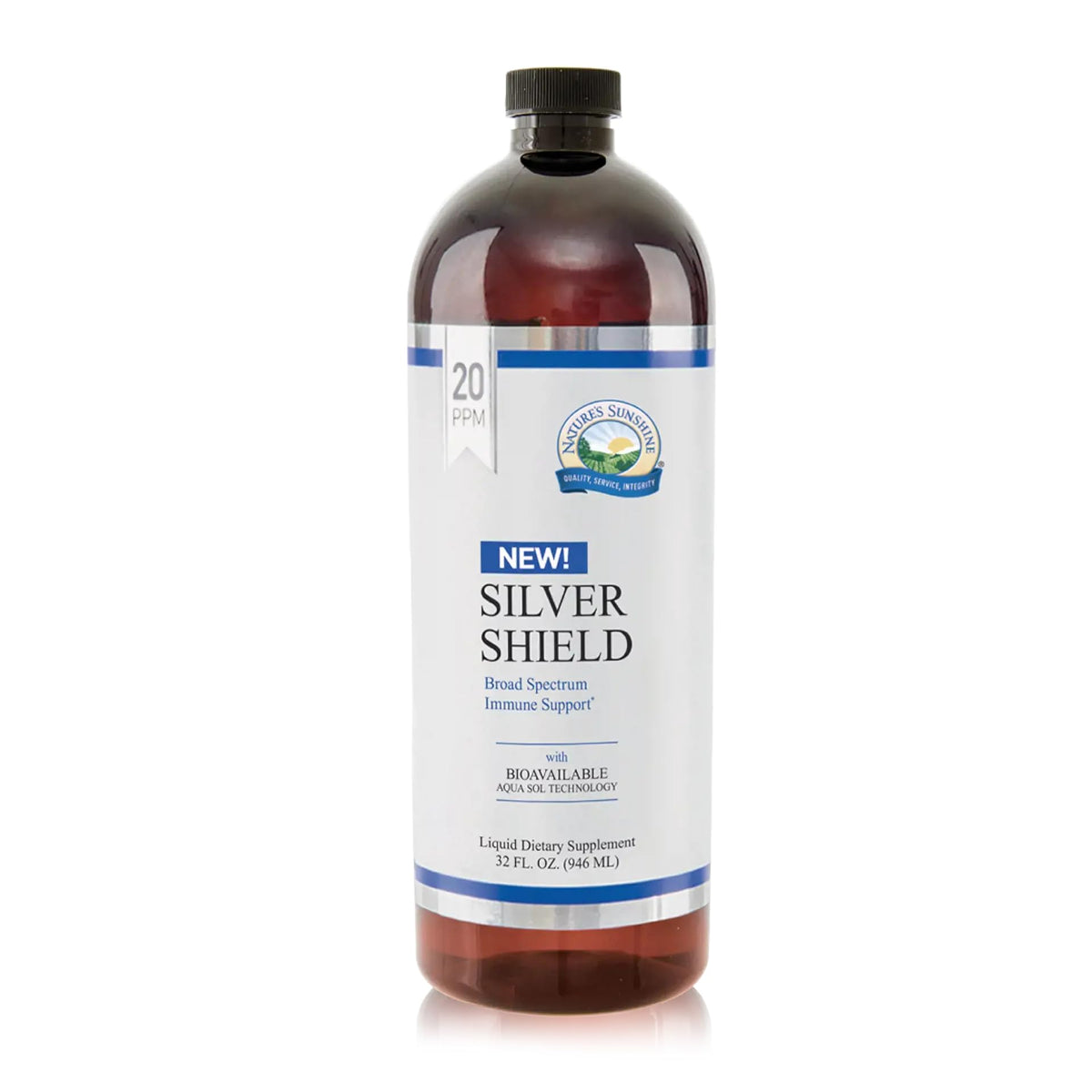 Nature's Sunshine Silver Shield Liquide 32 Fl Oz vue avant