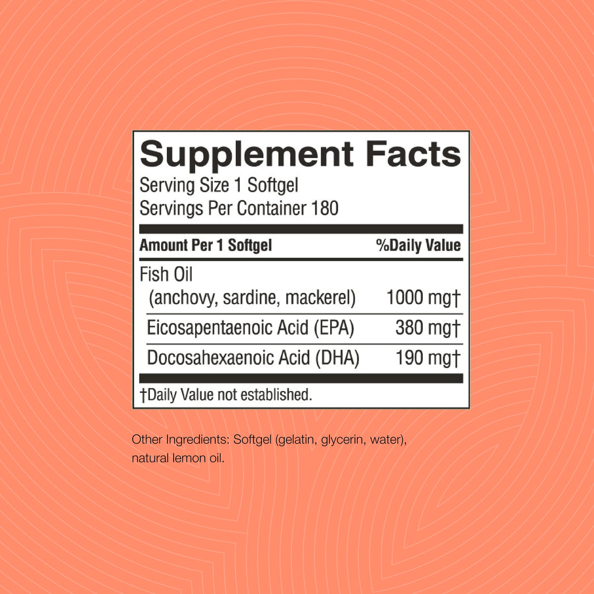 Nature's Sunshine Super Omega-3 EPA gélules molles avec ingrédients naturels