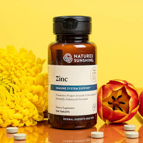 Nature's Sunshine Zinc 25mg comprimé individuel