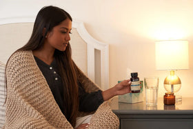 Nature's Sunshine Zinc 25mg comprimés sur un fond neutre