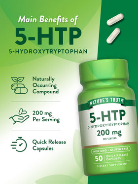 Nature's Truth 5-HTP supplement bottle