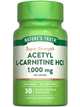Nature's Truth Acétyl L-Carnitine 1000mg capsules vue de face