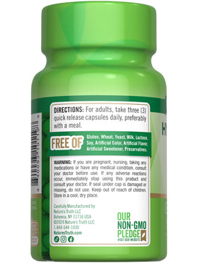 Nature's Truth acide hyaluronique avec une cuillère pour dosage
