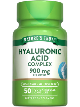 Nature's Truth capsules d'acide hyaluronique 900mg vue de face