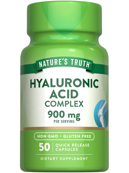 Nature's Truth capsules d'acide hyaluronique 900mg vue de face