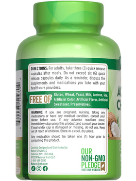 Nature's Truth Capsules de Charbon Actif 780 mg - mise en scène avec d'autres compléments