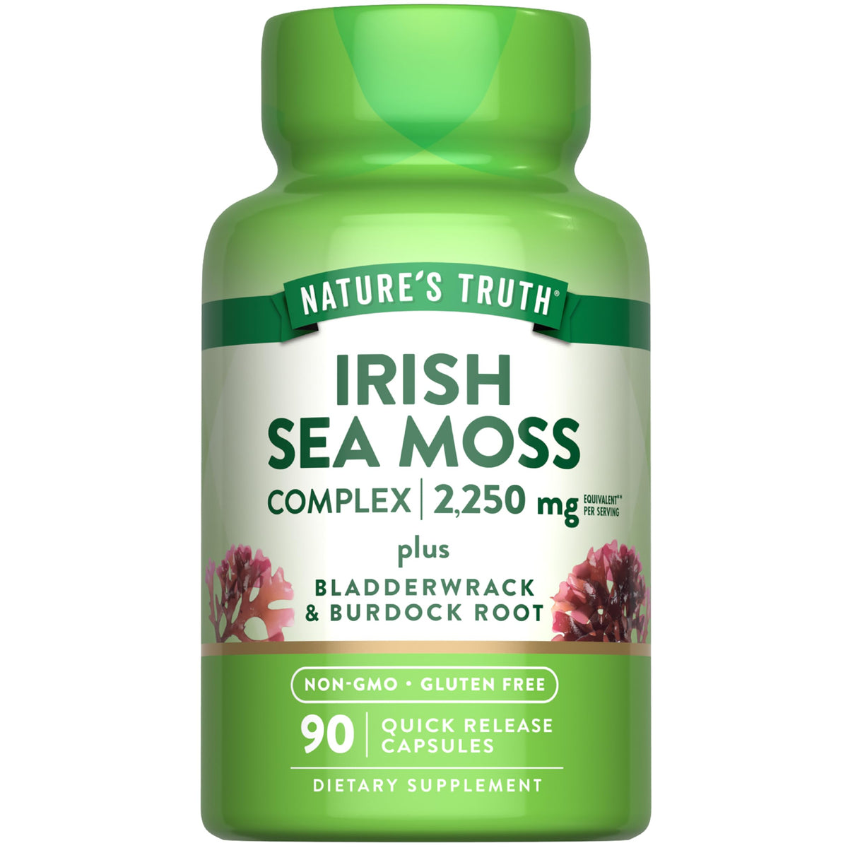 Nature's Truth Capsules de Mousse Irlandaise vue de face
