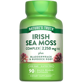 Nature's Truth Capsules de Mousse Irlandaise vue de face