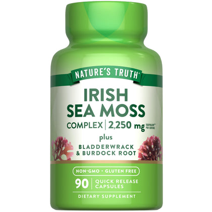 Nature's Truth Capsules de Mousse Irlandaise vue de face