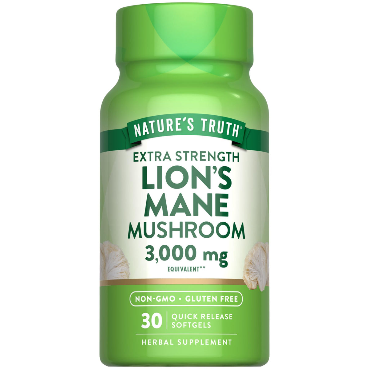 Nature's Truth Champignon Lion's Mane 30 gélules vue de face