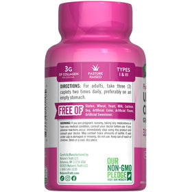 Nature's Truth Collagen Peptides 90 Caplets dans leur emballage