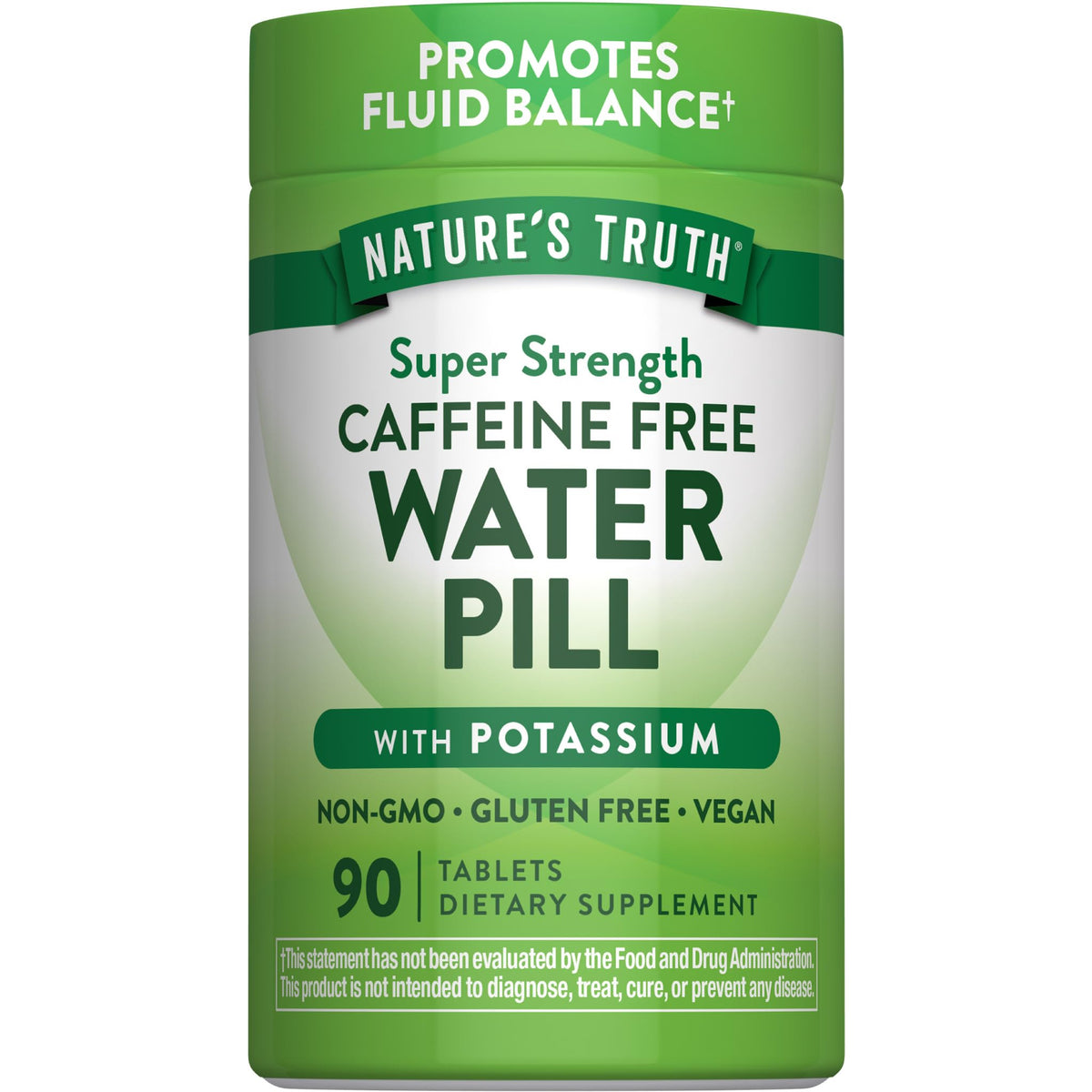Nature's Truth Complément Alimentaire Eau 90 Comprimés devant packaging