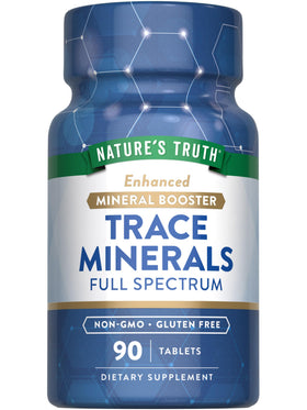 Nature's Truth Complément Alimentaire Minéraux Trace 90 Comprimés, vue avant