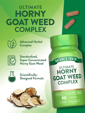Nature's Truth Complex Horny Goat Weed ingrédients principaux