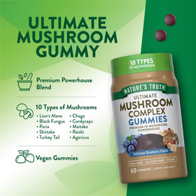 Nature's Truth Complexe de Champignons informations nutritionnelles