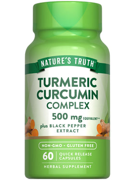 Nature's Truth Curcuma Curcumine 60 capsules vue de face