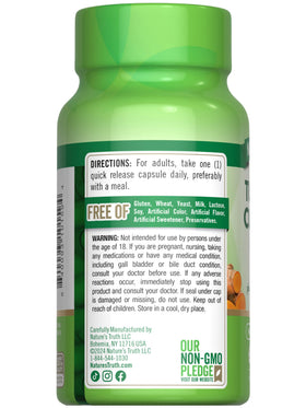 Nature's Truth Curcuma Curcumine en main
