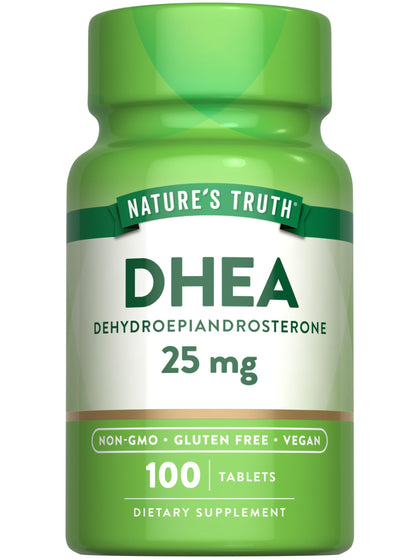 Nature's Truth DHEA 25mg comprimés boîte avant